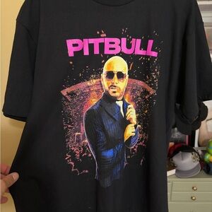 Pitbull Black Graphic Tee